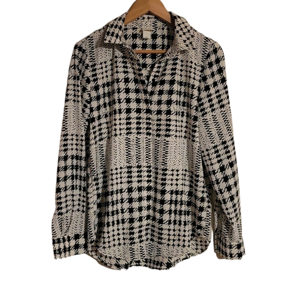 Richard Allen for H&M Gingham Blouse Size 4